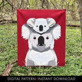 Koala Cuddles quilt in the wild