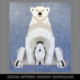 Polar Peekaboo Quilt Pattern