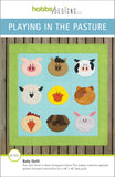 front cover of farm animal baby quilt pattern