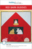 front cover of farm animals with barn baby quilt pattern