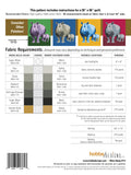 Rhino Romp Quilt Pattern Back Cover