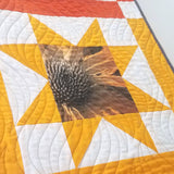 Starburst Blooms golden coneflower detail