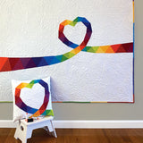 The Color of Love full quilt and pillow