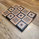 Quilt Block Inspired Cutting Board