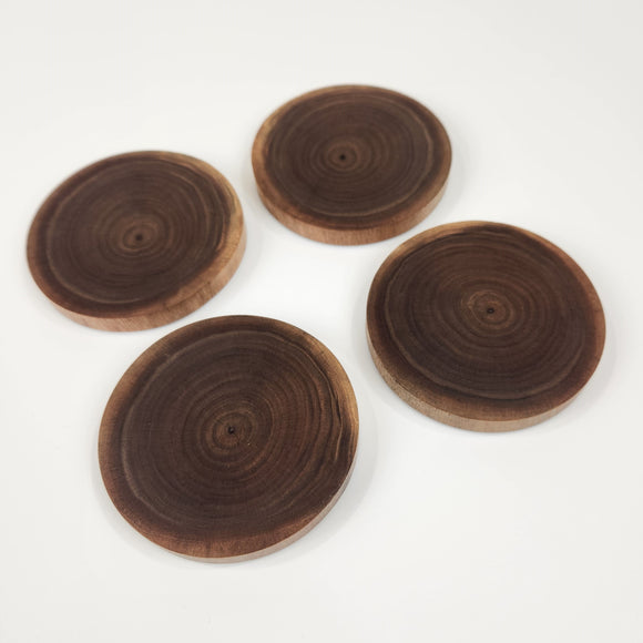 Walnut Coaster Set of 4