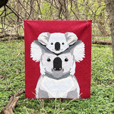 Koala Cuddles quilt in the wild