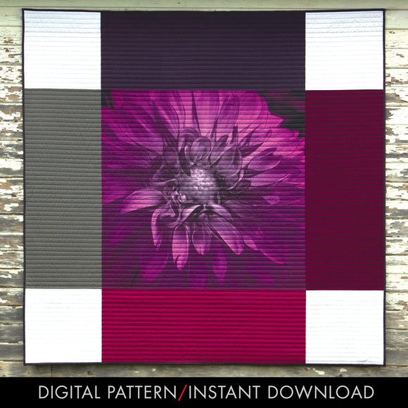 bloom series wall hanging free PDF pattern instant download
