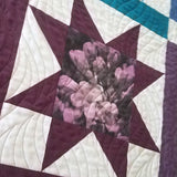 Starburst Blooms purple lilac detail